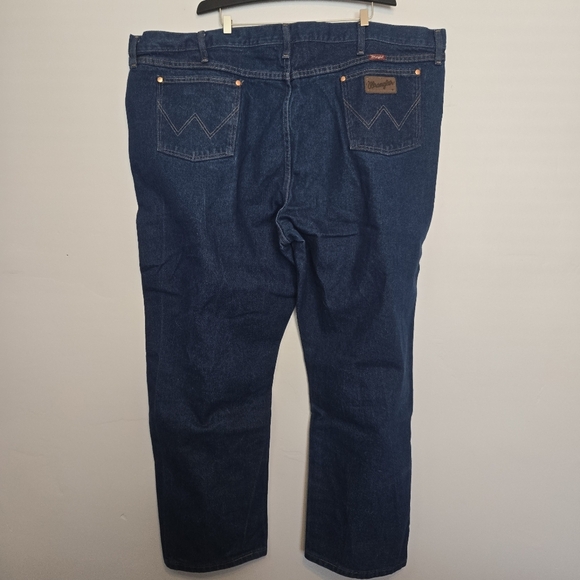 Wrangler Men's Deep Blue Cowboy Cut Jeans 48×30 - Picture 2 of 5